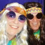 Christine and John as Hippies
